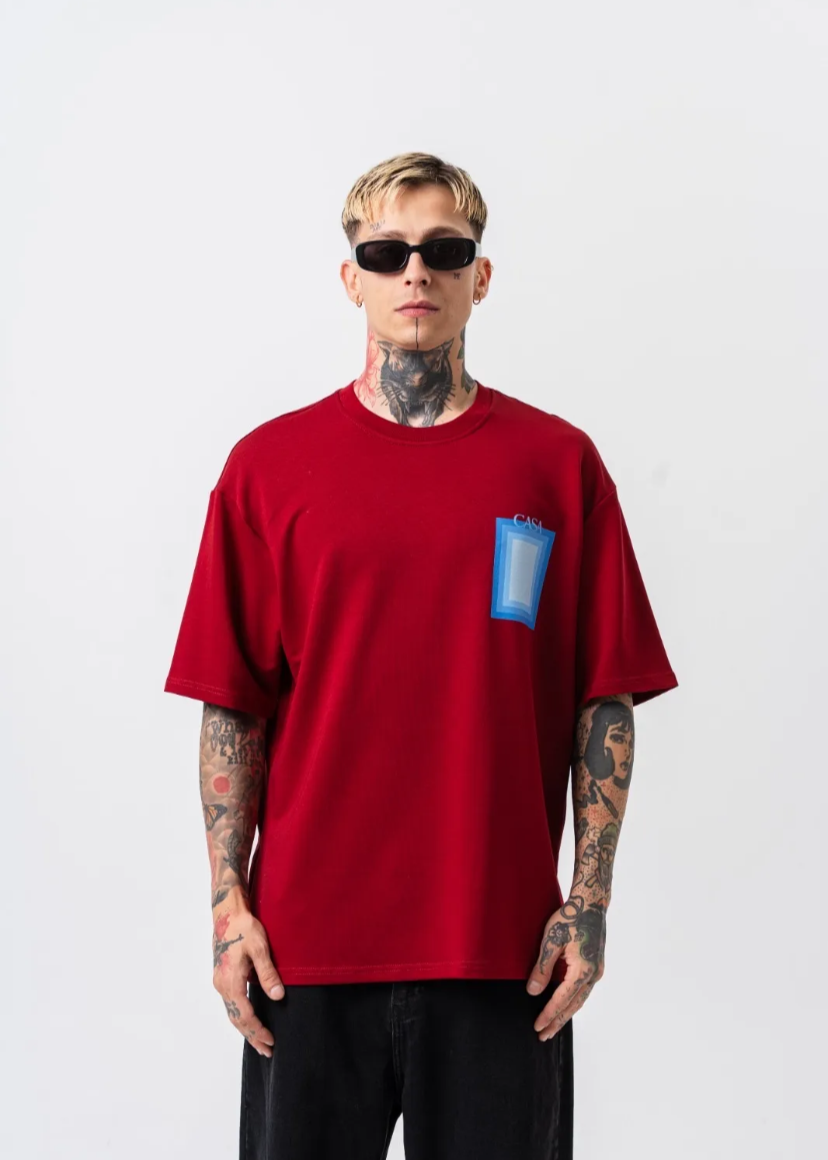 Tshirt Casa Oversize Blanc Hallstarz
