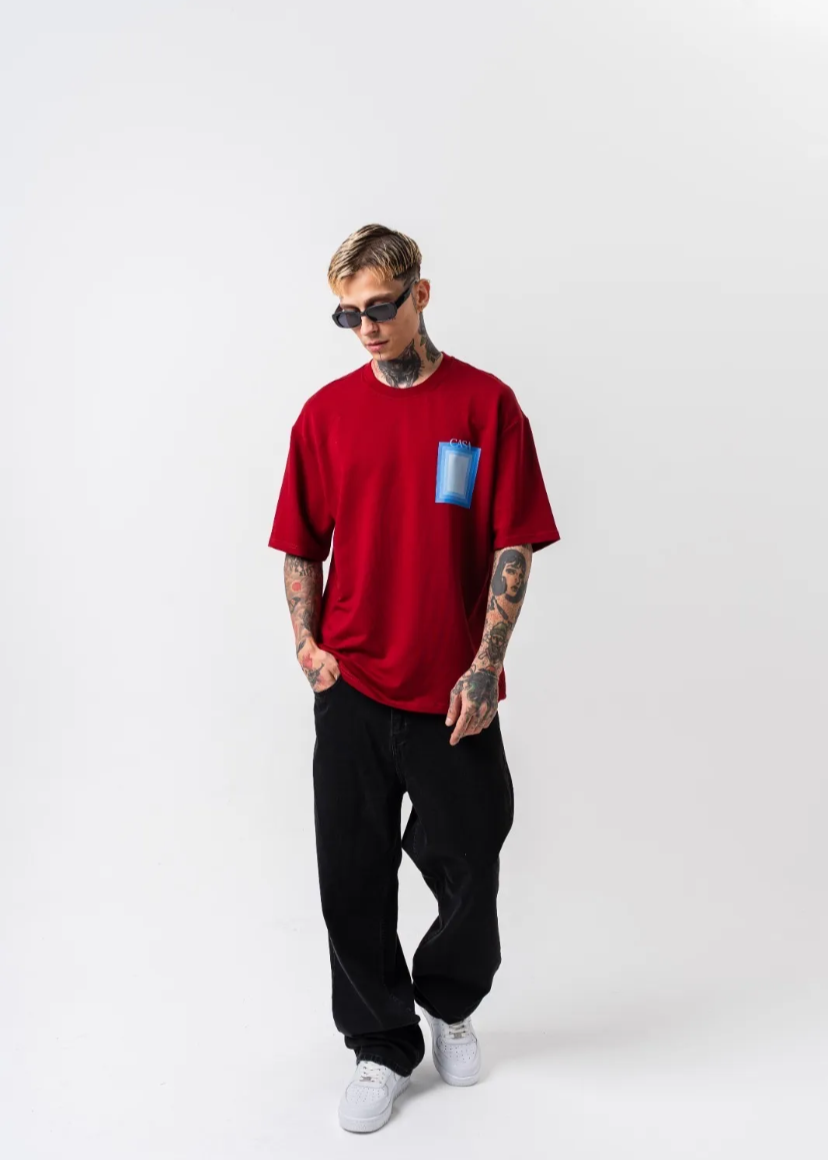 Tshirt Casa Oversize Blanc Hallstarz