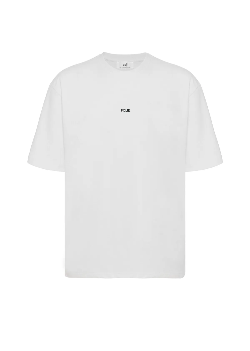 Tshirt Oversize Homme ADJ Folie Munch Blanc