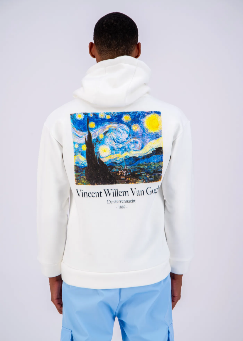 Sweat oversize Homme Van Gogh ADJ Blanc