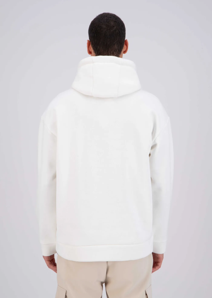 Sweat Oversize ADJ Coeur Brodé Homme Blanc