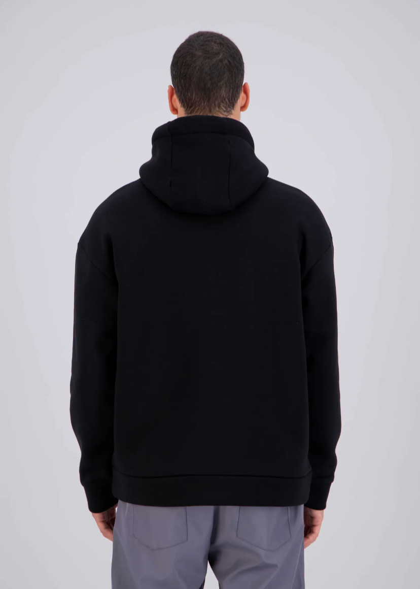 Sweat Oversize ADJ Coeur Brodé Homme Noir