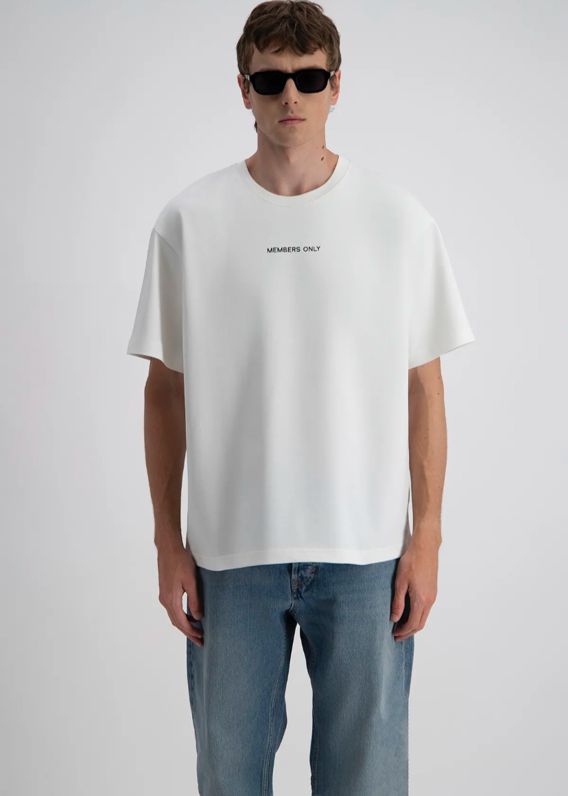 Tshirt Oversize If You Know You Know ADJ Blanc