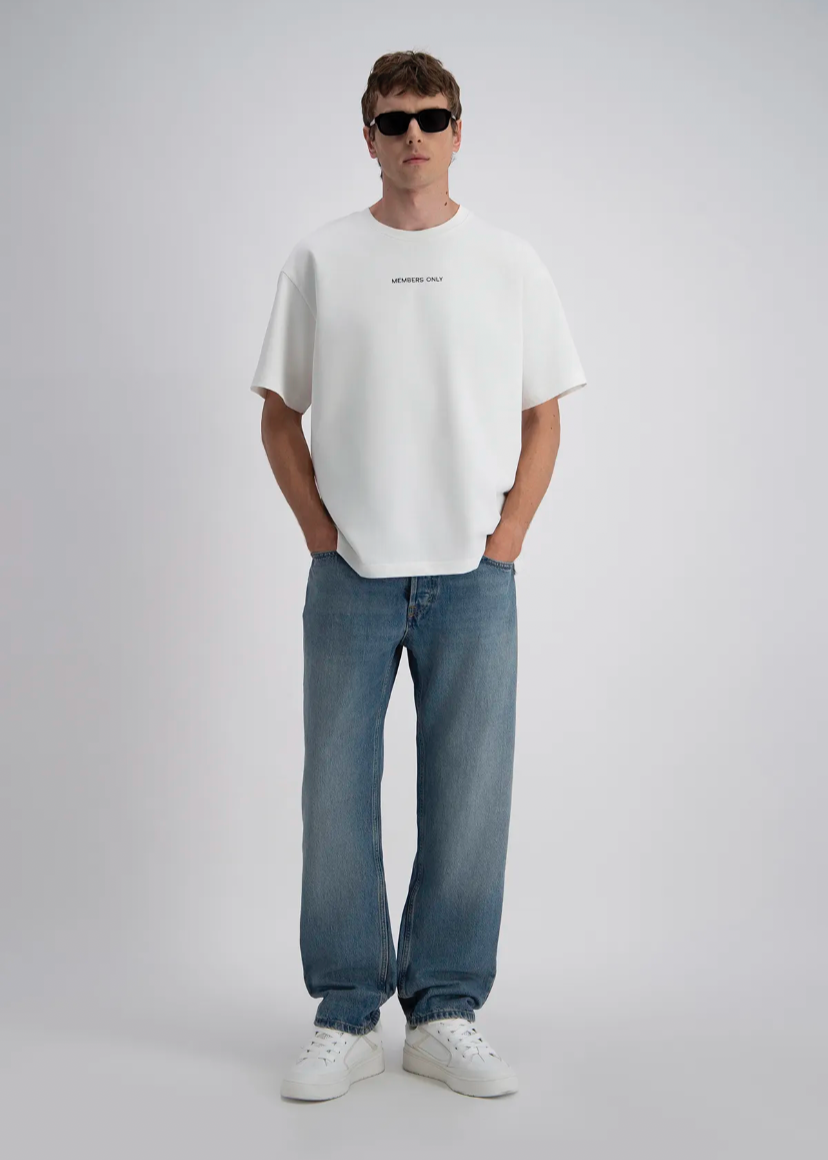Tshirt Oversize If You Know You Know ADJ Blanc