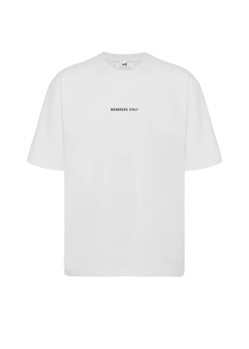 Tshirt Oversize If You Know You Know ADJ Blanc