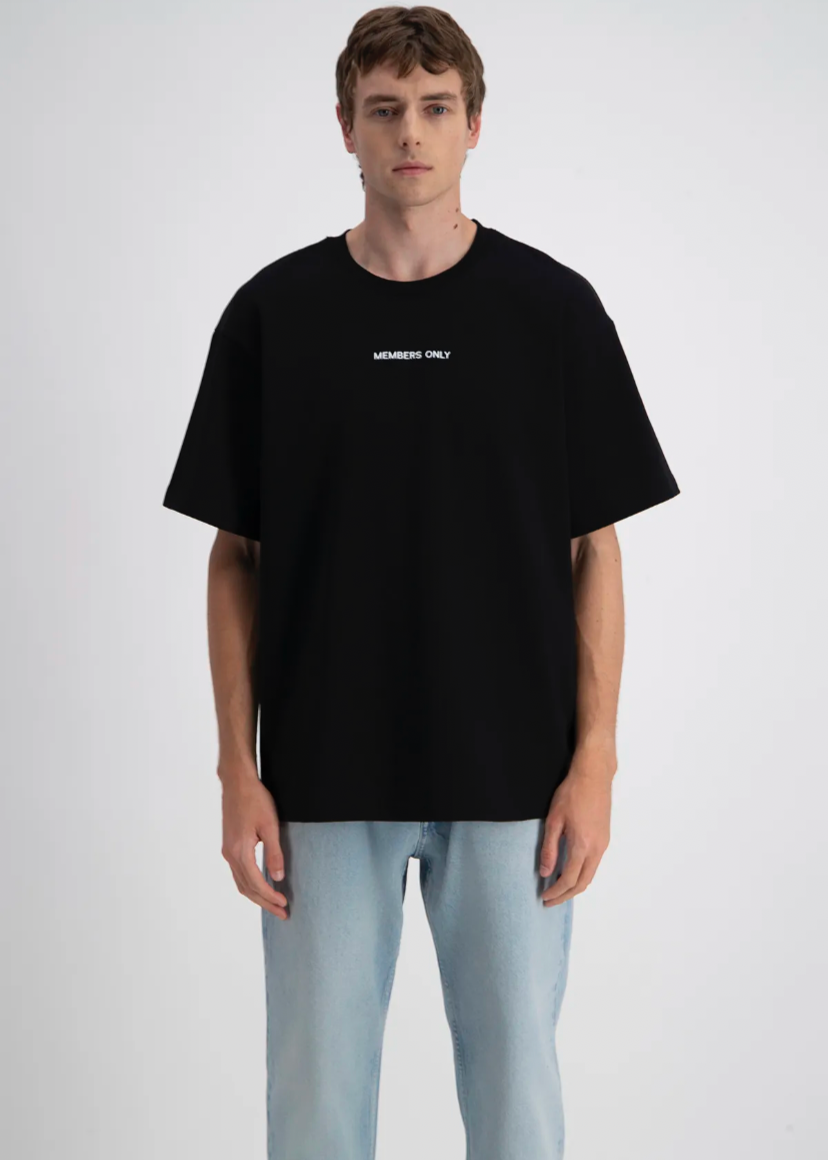 Tshirt Oversize If You Know You Know ADJ Noir