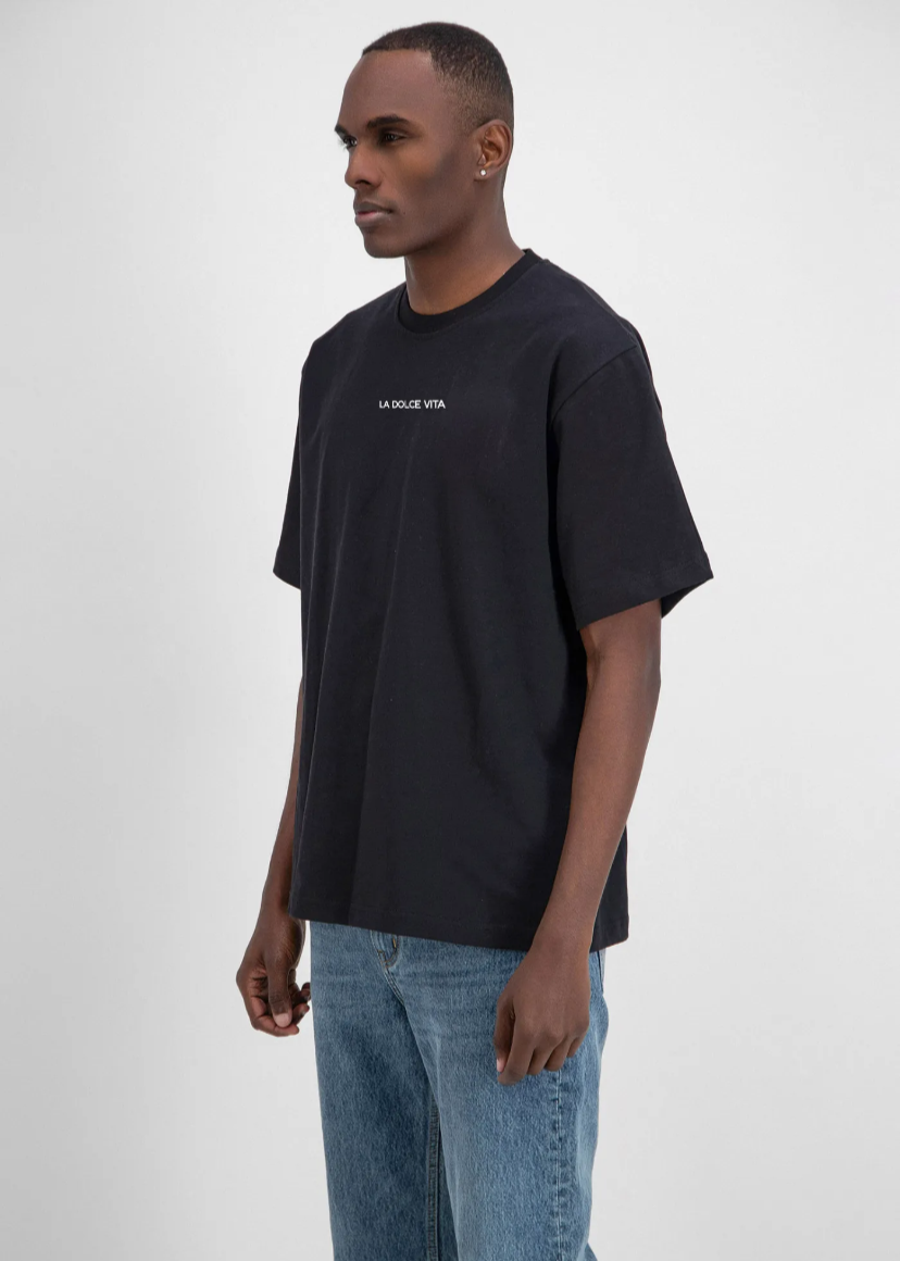 Tshirt Oversize Homme ADJ Dolce Vita Noir