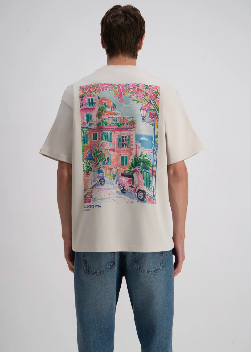 Tshirt Oversize Homme ADJ Dolce Vita Beige