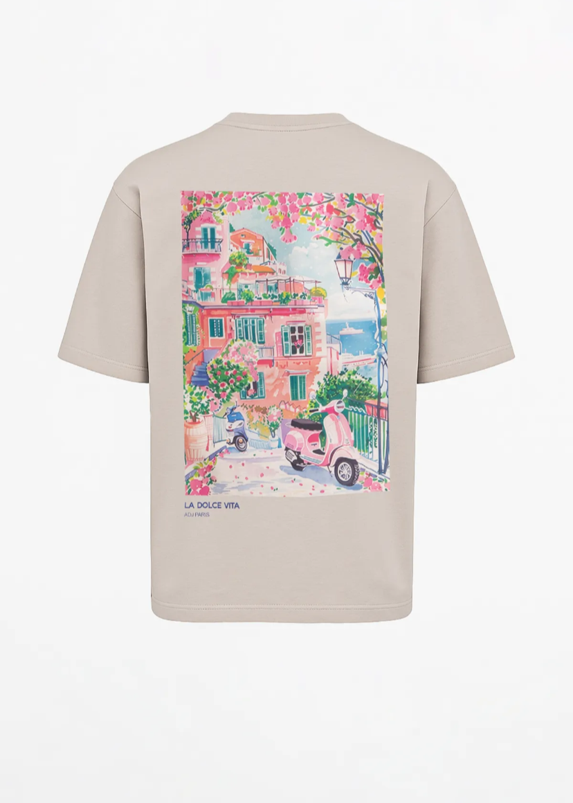 Tshirt Oversize Homme ADJ Dolce Vita Beige
