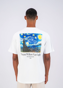 Tshirt Oversize Homme ADJ Van Gogh Blanc