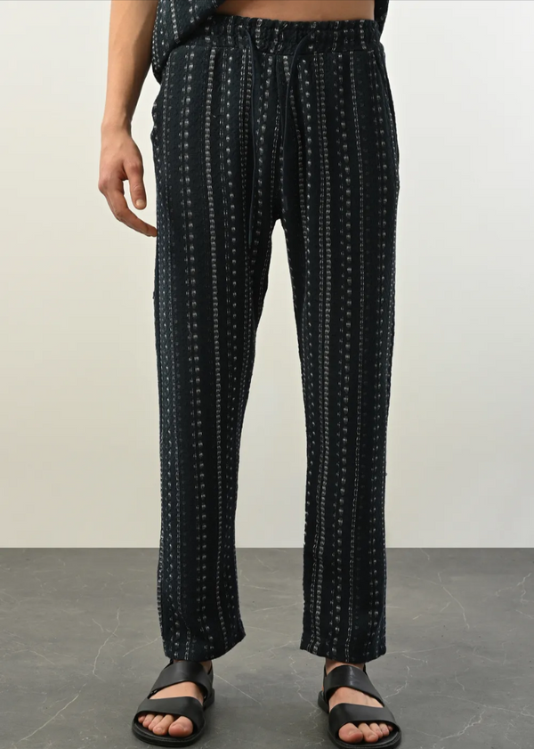 Pantalon fluide imprimé pour homme Marrakech 2222 – Petrol