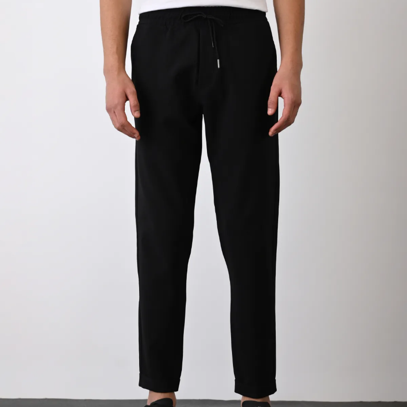 Pantalon jogger noir pour homme 