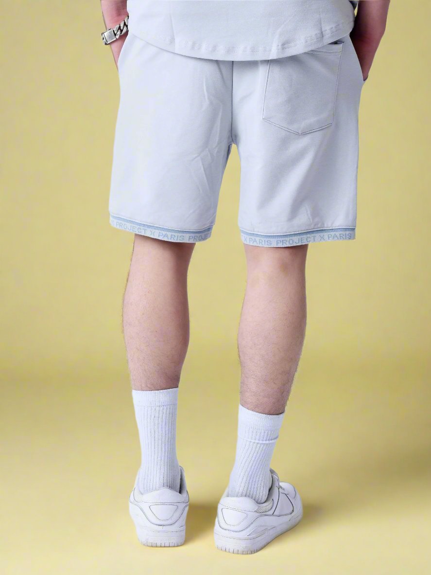 Short Bleu Clair bandes Project X Paris Arrière
