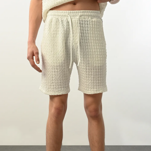 Short gaufré léger – Marrakech 2408 – Ecru