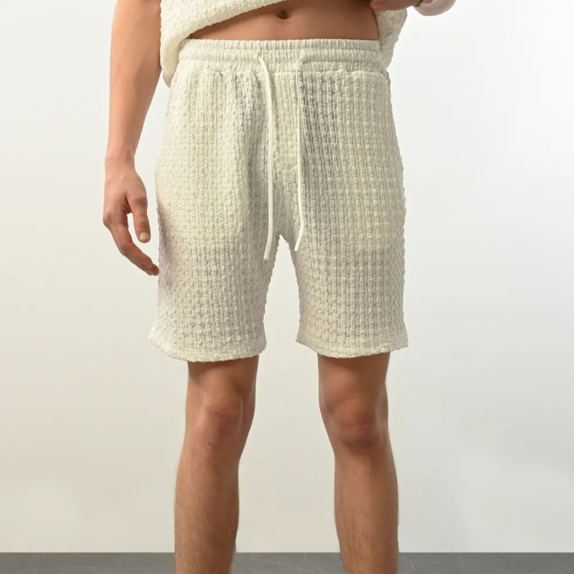 Short gaufré léger Marrakech – Style détente été