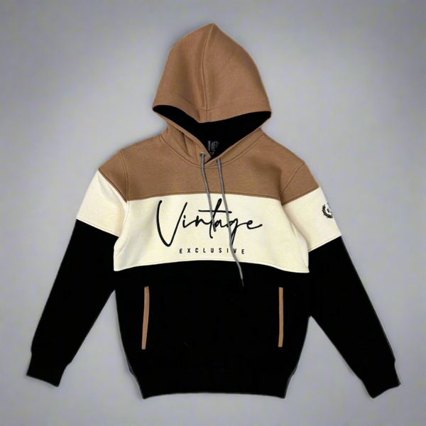 Sweat à Capuche Vintage Exclusive Maxway 17-8907 – Marron