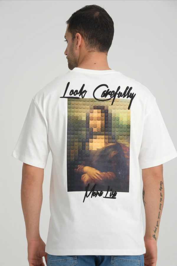 T-Shirt Oversize Mona Lisa 241142 – Blanc