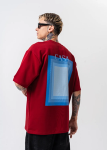 Tshirt Casa Oversize Blanc Hallstarz