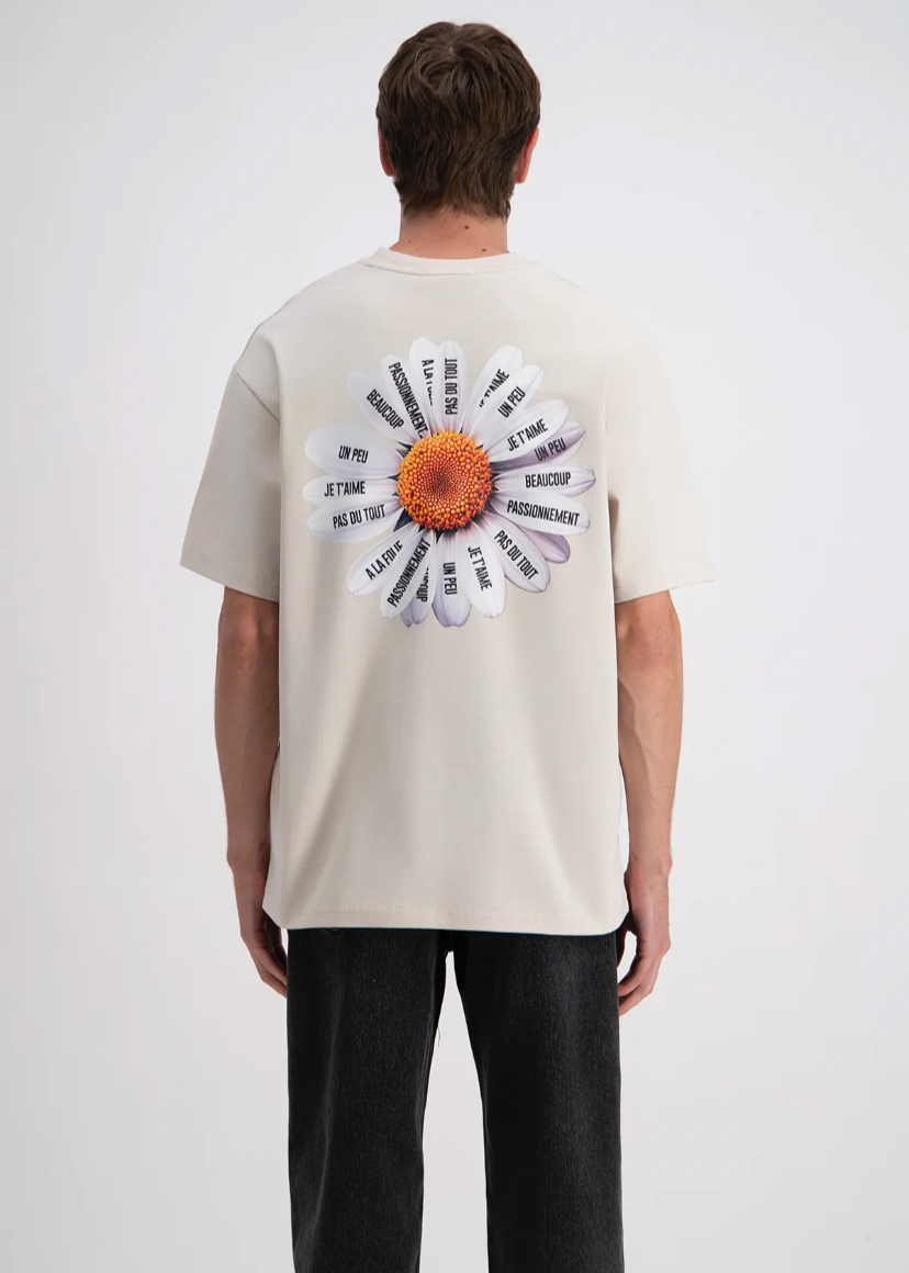 Tshirt Fleur Passion ADJ Beige
