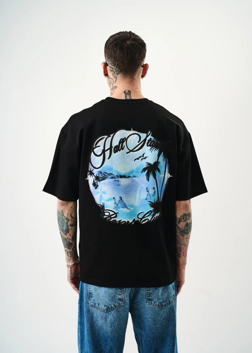 Tshirt Hallstarz Bali Noir