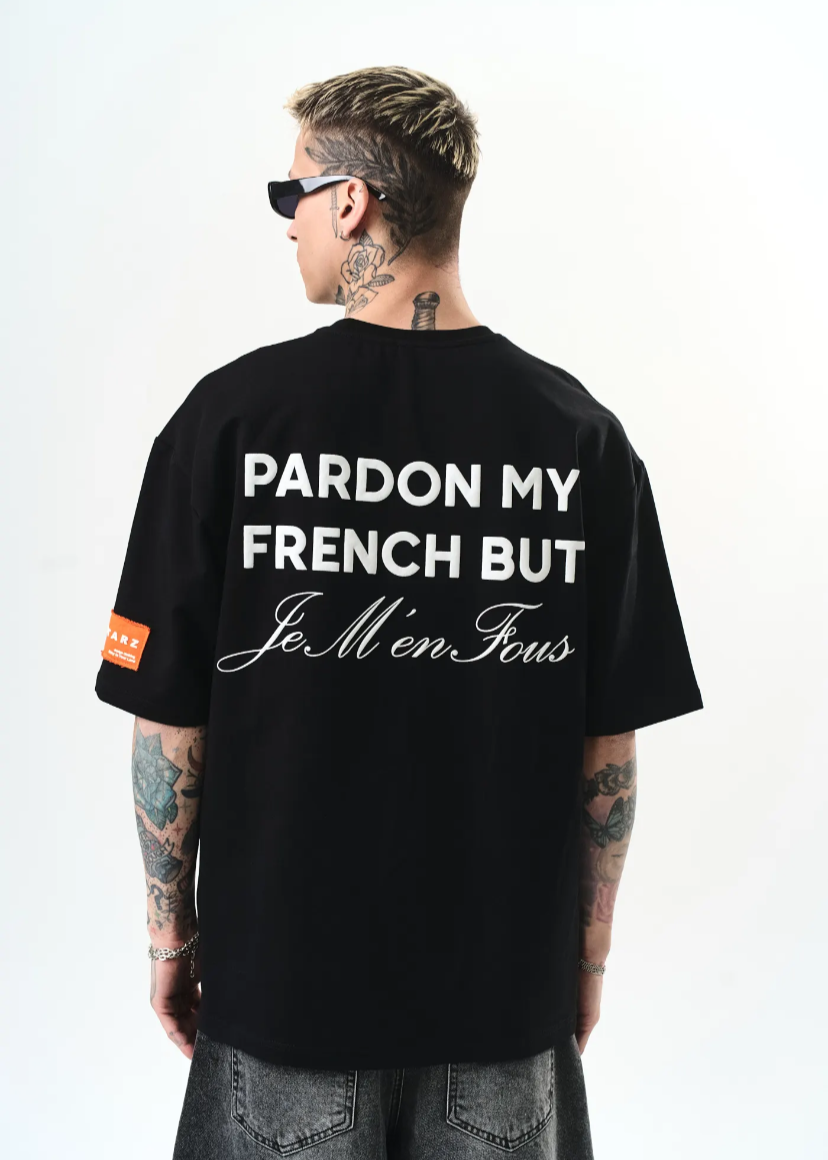 Tshirt Hallstarz French Noir