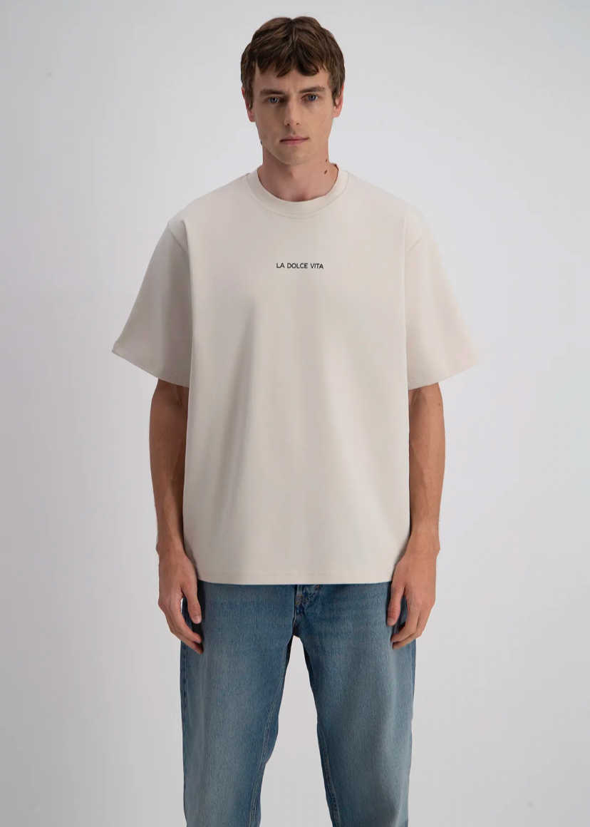 Tshirt Oversize Homme ADJ Dolce Vita Beige