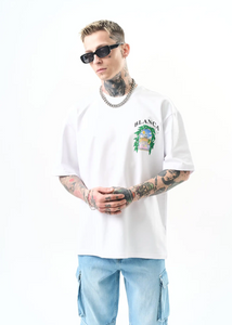Tshirt Oversize Homme Blanca Blanc