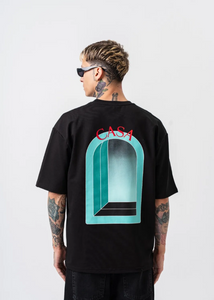 Tshirt Oversize Homme CASA Hallstarz Noir