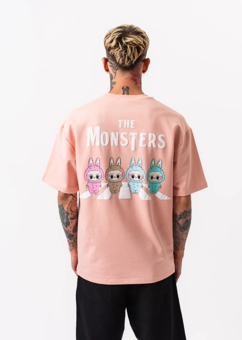 Tshirt Oversize Homme Monster Rose Hallstarz