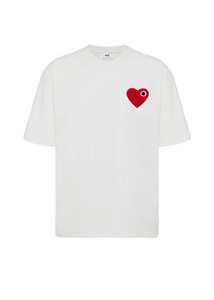 Tshirt oversize ADJ Blanc Rouge