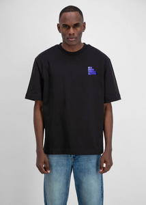 Tshirt oversize Homme ADJ backprint Noir